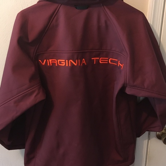 “Virginia Tech” Men’s COLUMBIA collar fullzip Medium jacket. EUC. High quality. - Picture 2 of 6
